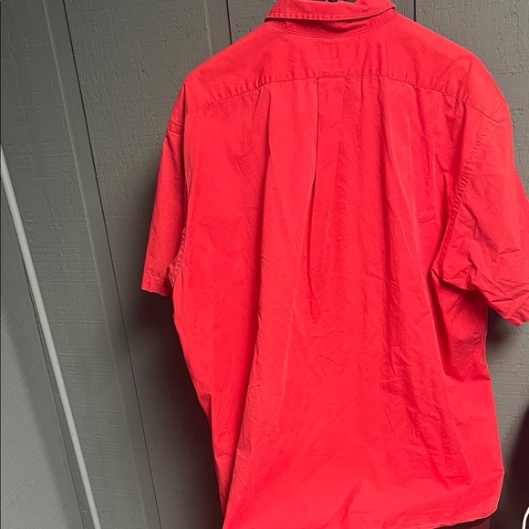 Ralph Lauren Blue Label Bright Red Button up Shirt - Picture 2 of 4